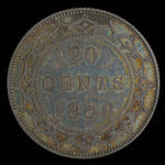 Canada, Victoria, 20 cents <br /> 1880