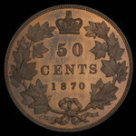 Canada, Victoria, 50 cents <br /> 1870