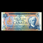 Canada, Bank of Canada, 5 dollars <br /> 1972