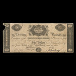 Canada, Montreal Bank, 5 dollars <br /> March 11, 1819