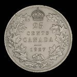 Canada, George V, 25 cents <br /> 1927