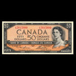 Canada, Bank of Canada, 50 dollars <br /> 1954