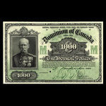 Canada, Dominion of Canada, 1,000 dollars <br /> January 2, 1924