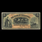 Canada, Bank of Nova Scotia, 5 dollars <br /> June 1, 1898