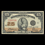 Canada, Dominion of Canada, 25 cents <br /> July 2, 1923