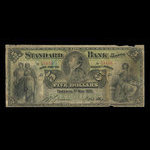 Canada, Standard Bank of Canada, 5 dollars <br /> May 1, 1891