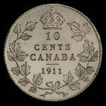 Canada, George V, 10 cents <br /> 1911