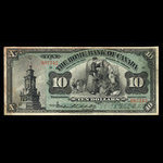 Canada, Home Bank of Canada, 10 dollars <br /> March 2, 1914