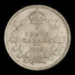 Canada, George V, 5 cents <br /> 1916