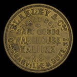 Canada, Blackley & Co., no denomination <br /> 1882