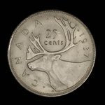 Canada, George VI, 25 cents <br /> 1937