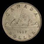 Canada, George VI, 1 dollar <br /> 1937