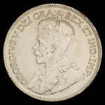 Canada, George V, 25 cents <br /> 1917