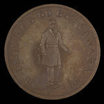 Canada, Bank of Montreal, 1/2 penny <br /> 1837