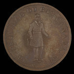 Canada, Bank of Montreal, 1/2 penny <br /> 1837