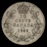 Canada, George V, 10 cents <br /> 1930