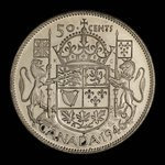 Canada, George VI, 50 cents : 1946