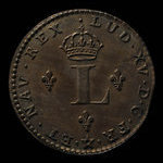 France, Louis XV, 2 sous : 1742