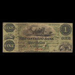 Canada, Ontario Bank, 1 dollar <br /> August 15, 1861