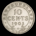 Canada, Edward VII, 10 cents <br /> 1903