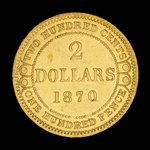 Canada, Victoria, 2 dollars <br /> 1870