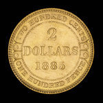 Canada, Victoria, 2 dollars <br /> 1885