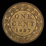 Canada, Victoria, 1 cent <br /> 1887