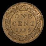Canada, Victoria, 1 cent <br /> 1892