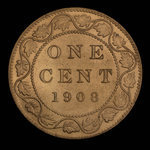 Canada, Edward VII, 1 cent <br /> 1908