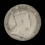Canada, Edward VII, 5 cents <br /> 1910