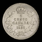 Canada, George V, 5 cents <br /> 1921