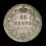 Canada, Victoria, 25 cents <br /> 1871