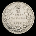 Canada, Edward VII, 25 cents <br /> 1902