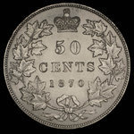Canada, Victoria, 50 cents <br /> 1870