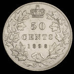 Canada, Victoria, 50 cents <br /> 1898