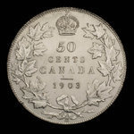 Canada, Edward VII, 50 cents <br /> 1903