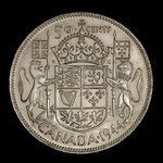 Canada, George VI, 50 cents <br /> 1944