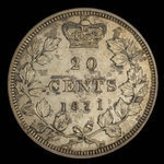 Canada, Victoria, 20 cents <br /> 1871