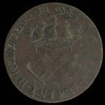 France, Louis XV, 9 deniers : 1721