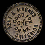 Canada, Criterion Bar, 1 drink <br /> 1917