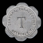 Canada, Thurman ,Tobacconist, 25 cents <br /> 1923