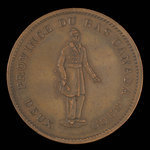 Canada, Province of New Brunswick, 1 penny <br /> 1843