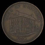 Canada, Bank of Montreal, 1/2 penny <br /> 1839