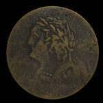 Canada, unknown, 1/2 penny <br /> 1820