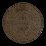 Canada, J.O. Marchand, no denomination <br /> 1893
