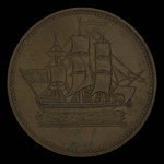 Canada, unknown, 1/2 penny <br /> 1835