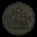 Canada, unknown, 1/2 penny <br /> 1835
