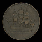 Canada, unknown, 1/2 penny <br /> 1835