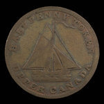 Canada, unknown, 1/2 penny <br /> 1823