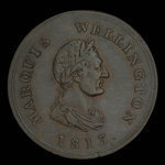 Canada, unknown, 1/2 penny <br /> 1813